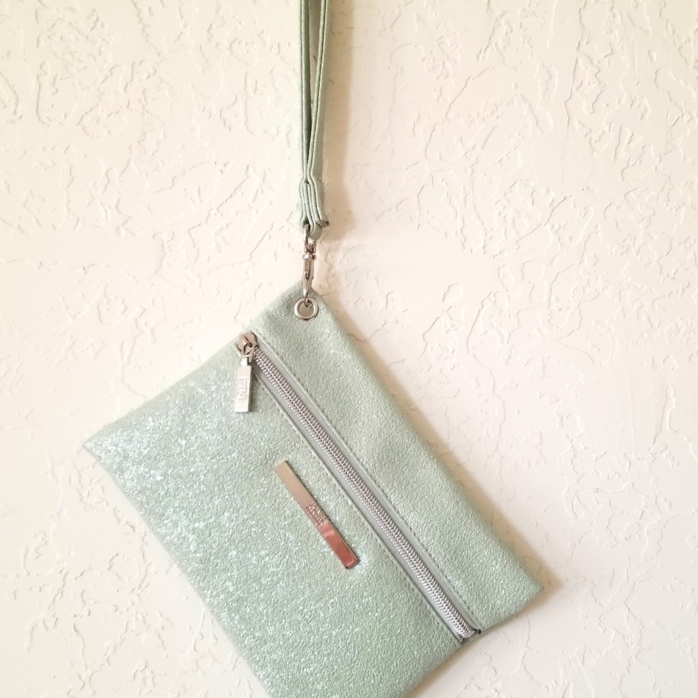 Evening bag with built in phone charger